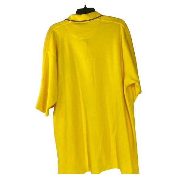 NIKE Team University of Michigan Maize Navy Golf Polo Gameday Mens XL - Picture 3 of 8